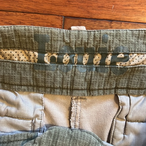 Anthropologie Louie Khaki Straight Leg Velvet Size 8 - Picture 5 of 8